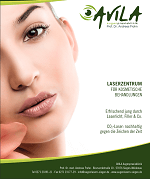 Broschüre "Laserzentrum für kosmetische Behandlungen"